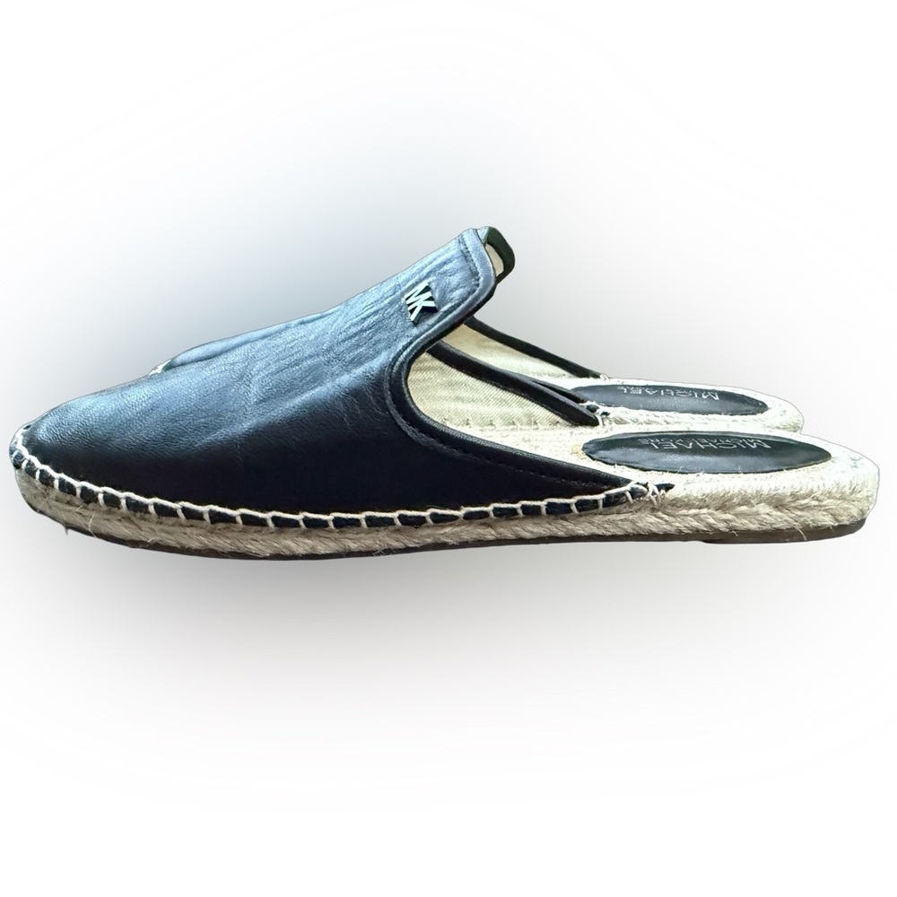 Michael Kors Emilia Leather Mule Espadrille Slides - Picture 7 of 11